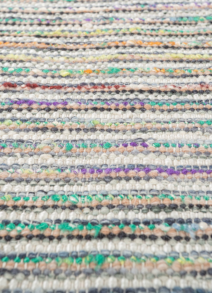 abrash red and orange wool flat weaves Rug - CloseUp abrash red and orange wool flat weaves Rug - CloseUp