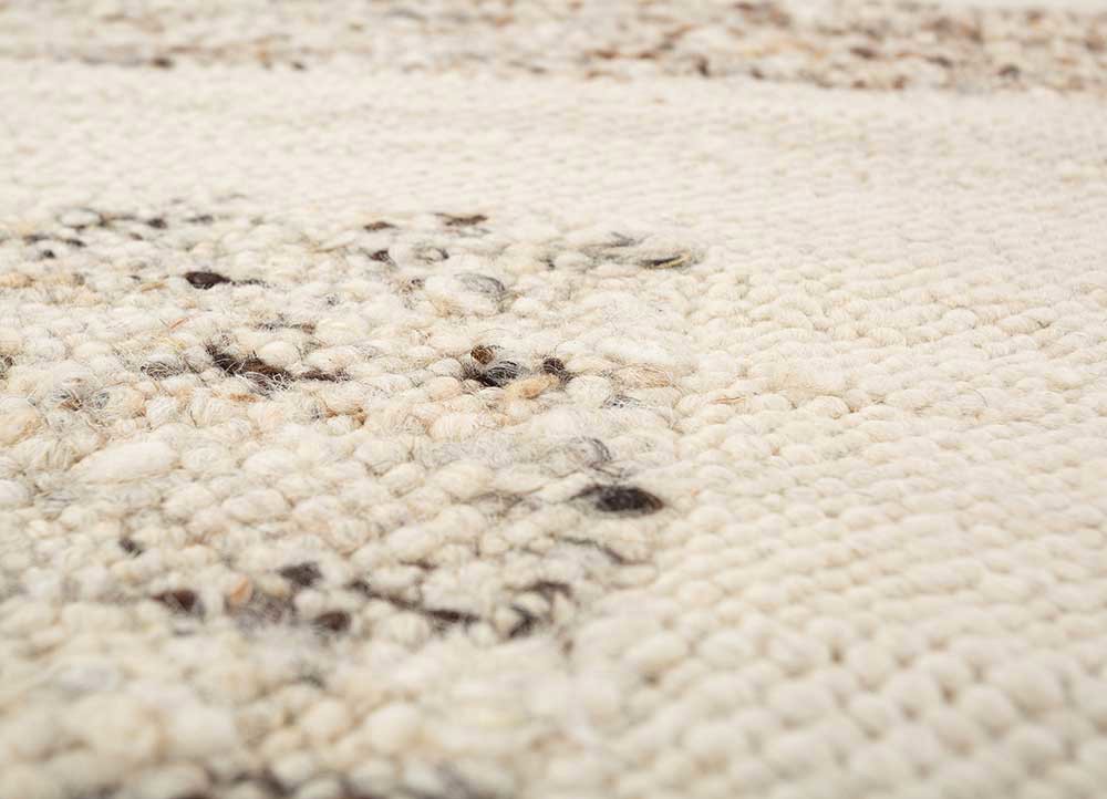 abrash ivory wool flat weaves Rug - CloseUp abrash ivory wool flat weaves Rug - CloseUp