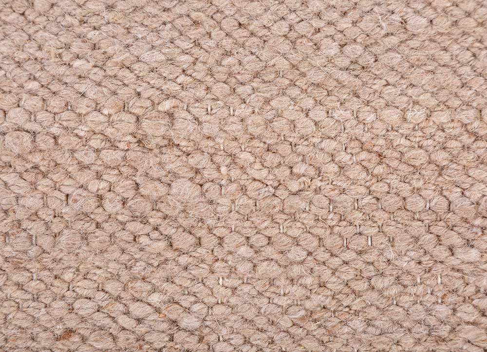 bedouin red and orange wool flat weaves Rug - CloseUp