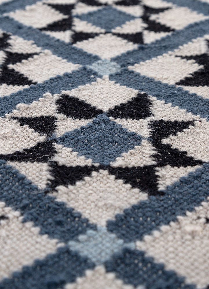 alhambra ivory wool flat weaves Rug - CloseUp alhambra ivory wool flat weaves Rug - CloseUp