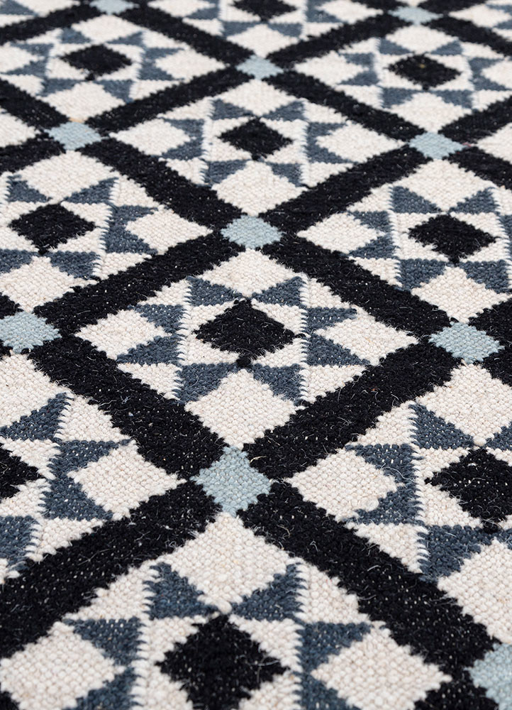 alhambra ivory wool flat weaves Rug - CloseUp alhambra ivory wool flat weaves Rug - CloseUp