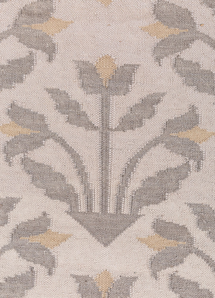 bedouin ivory wool flat weaves Rug - CloseUp bedouin ivory wool flat weaves Rug - CloseUp