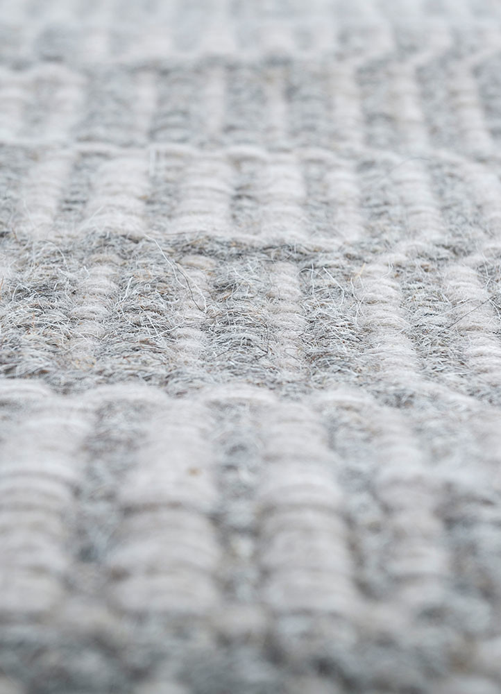 abrash grey and black wool flat weaves Rug - CloseUp abrash grey and black wool flat weaves Rug - CloseUp