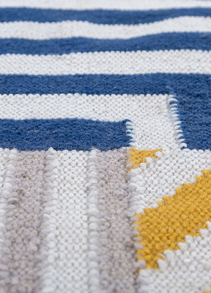 alhambra ivory wool flat weaves Rug - CloseUp alhambra ivory wool flat weaves Rug - CloseUp