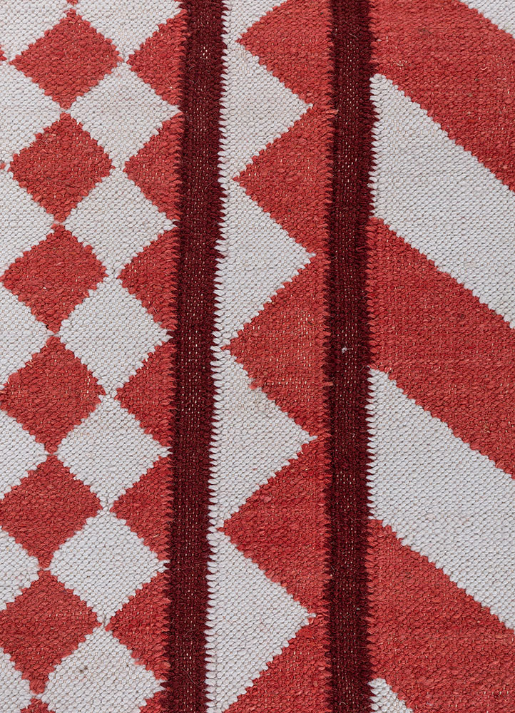 alhambra ivory wool flat weaves Rug - CloseUp alhambra ivory wool flat weaves Rug - CloseUp