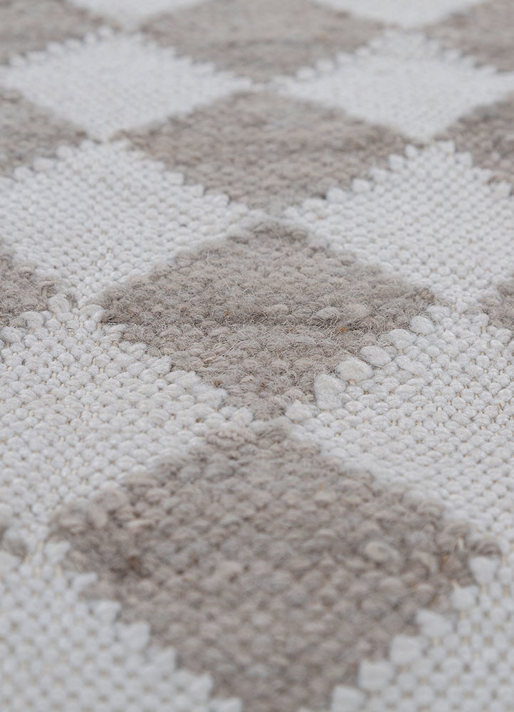 alhambra ivory wool flat weaves Rug - CloseUp alhambra ivory wool flat weaves Rug - CloseUp