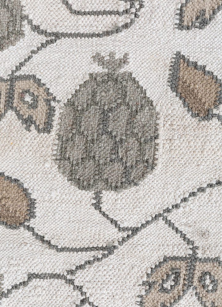bedouin ivory wool flat weaves Rug - CloseUp bedouin ivory wool flat weaves Rug - CloseUp