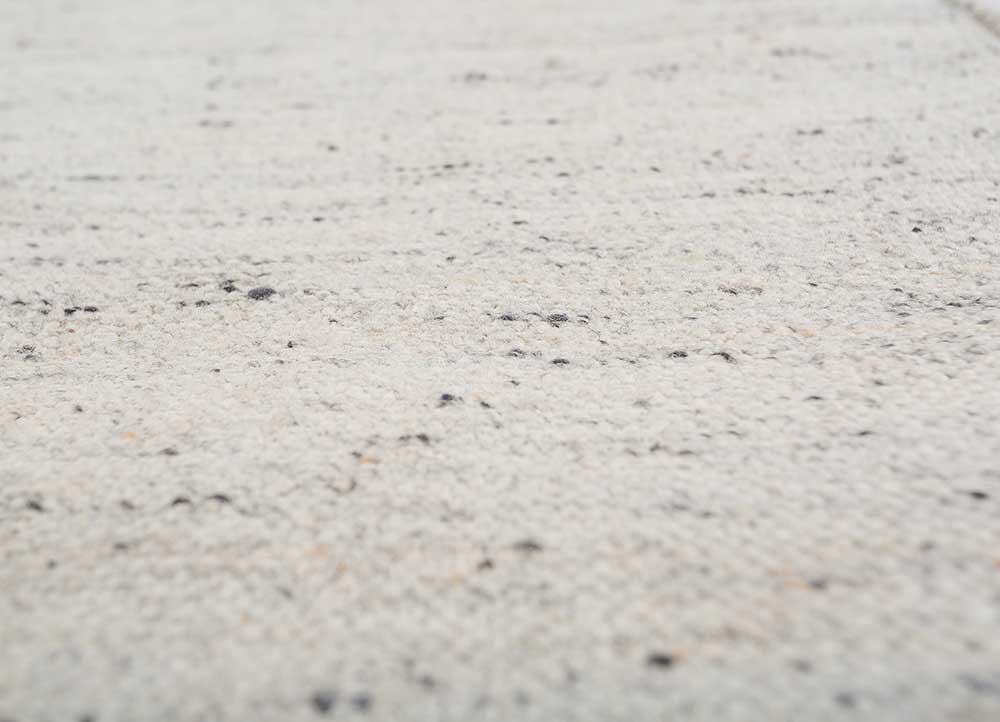 abrash ivory wool and viscose flat weaves Rug - CloseUp abrash ivory wool and viscose flat weaves Rug - CloseUp