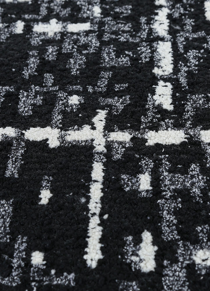 atelier blue wool hand knotted Rug - CloseUp atelier blue wool hand knotted Rug - CloseUp