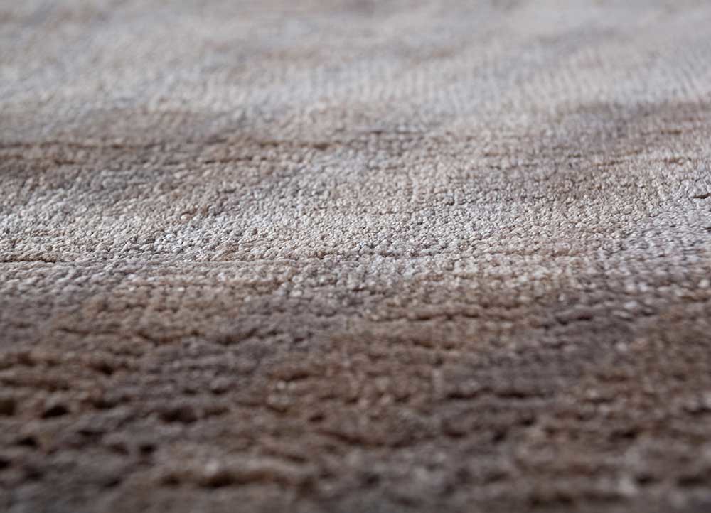 azalea beige and brown bamboo silk hand knotted Rug - CloseUp azalea beige and brown bamboo silk hand knotted Rug - CloseUp