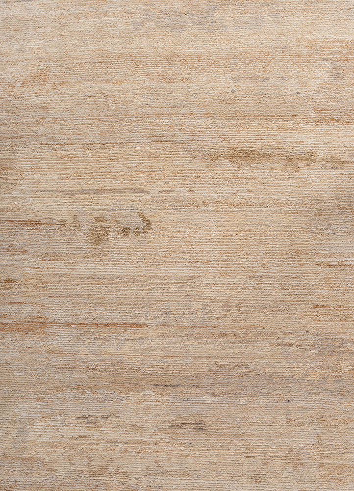 aprezo beige and brown wool hand knotted Rug - CloseUp aprezo beige and brown wool hand knotted Rug - CloseUp