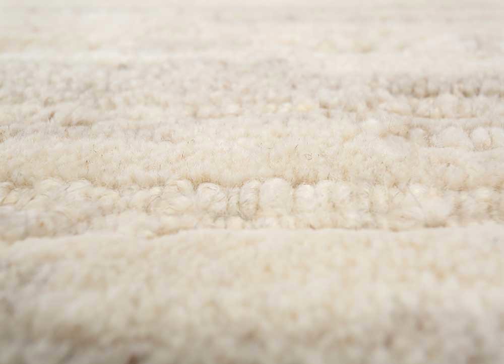 aprezo ivory wool hand knotted Rug - CloseUp aprezo ivory wool hand knotted Rug - CloseUp