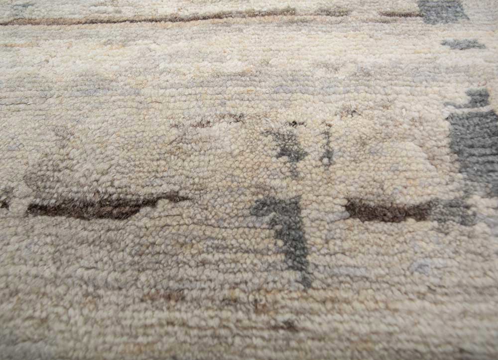 manifest blue afghan wool hand knotted Rug - CloseUp manifest blue afghan wool hand knotted Rug - CloseUp