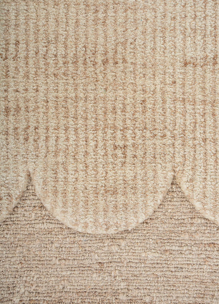 aprezo ivory wool hand knotted Rug - CloseUp aprezo ivory wool hand knotted Rug - CloseUp