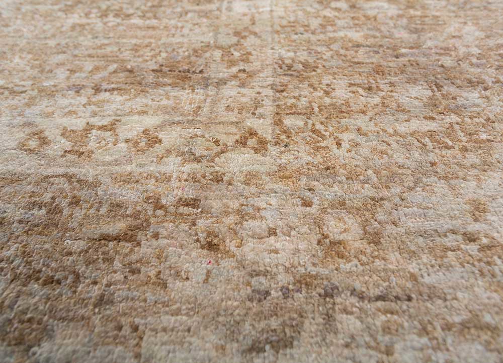 gulmarg ivory silk hand knotted Rug - CloseUp gulmarg ivory silk hand knotted Rug - CloseUp