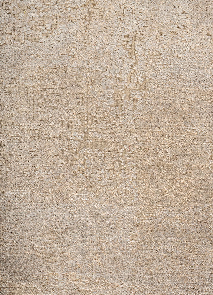 aprezo gold wool and bamboo silk hand knotted Rug - CloseUp aprezo gold wool and bamboo silk hand knotted Rug - CloseUp