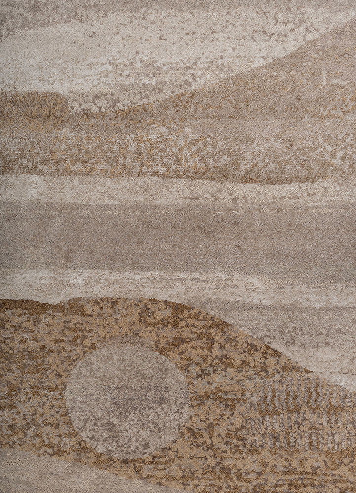 whispers of the desert ivory wool and bamboo silk hand knotted Rug - CloseUp whispers of the desert ivory wool and bamboo silk hand knotted Rug - CloseUp