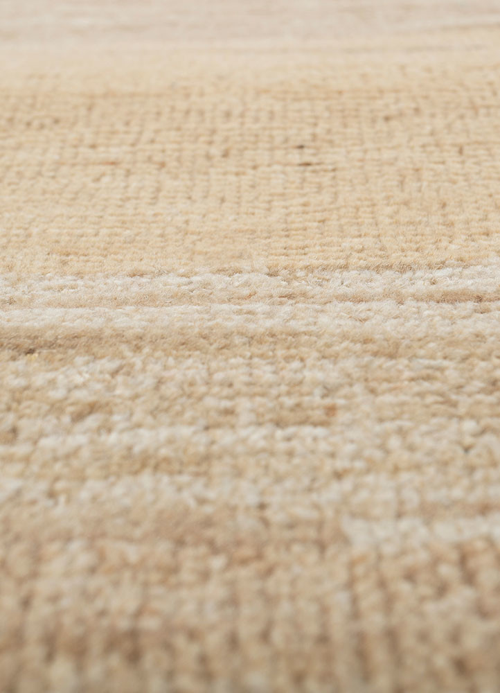 blythe beige and brown wool hand knotted Rug - CloseUp blythe beige and brown wool hand knotted Rug - CloseUp