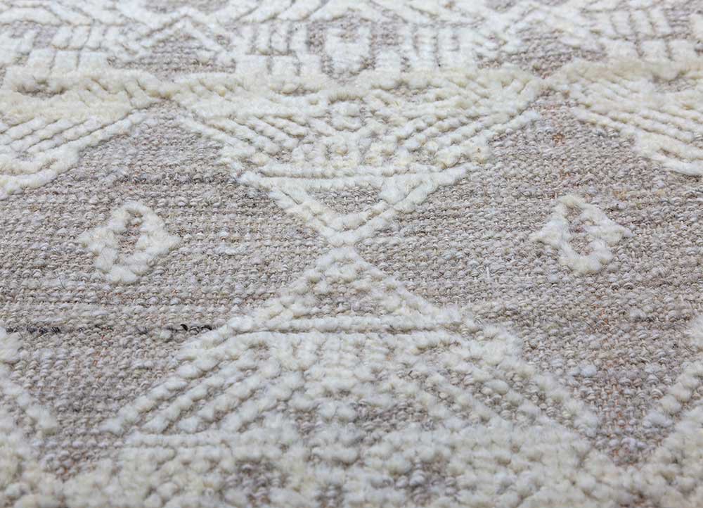 manifest ivory afghan wool hand knotted Rug - CloseUp manifest ivory afghan wool hand knotted Rug - CloseUp