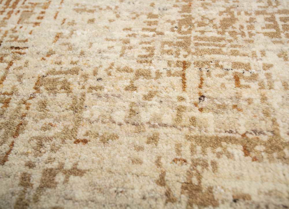 uvenuti ivory wool hand knotted Rug - CloseUp uvenuti ivory wool hand knotted Rug - CloseUp