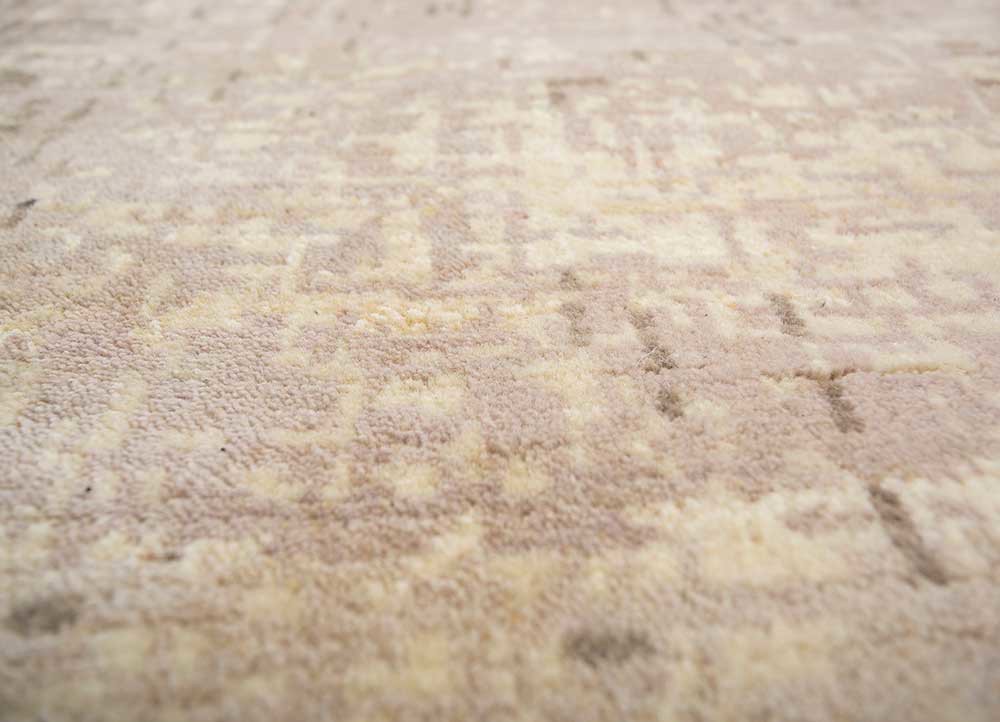 uvenuti ivory wool hand knotted Rug - CloseUp uvenuti ivory wool hand knotted Rug - CloseUp