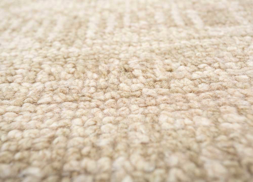 erbe ivory wool hand knotted Rug - CloseUp erbe ivory wool hand knotted Rug - CloseUp