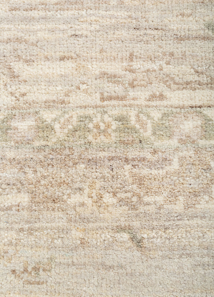 viscaya ivory wool hand knotted Rug - CloseUp viscaya ivory wool hand knotted Rug - CloseUp