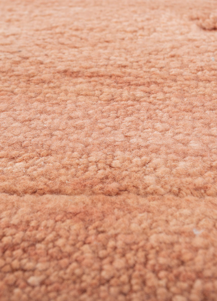 zuri red and orange wool hand knotted Rug - CloseUp zuri red and orange wool hand knotted Rug - CloseUp