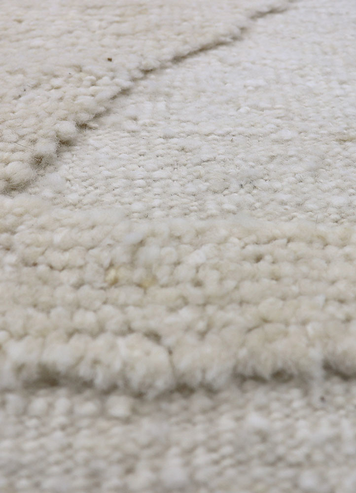zuri ivory wool hand knotted Rug - CloseUp zuri ivory wool hand knotted Rug - CloseUp