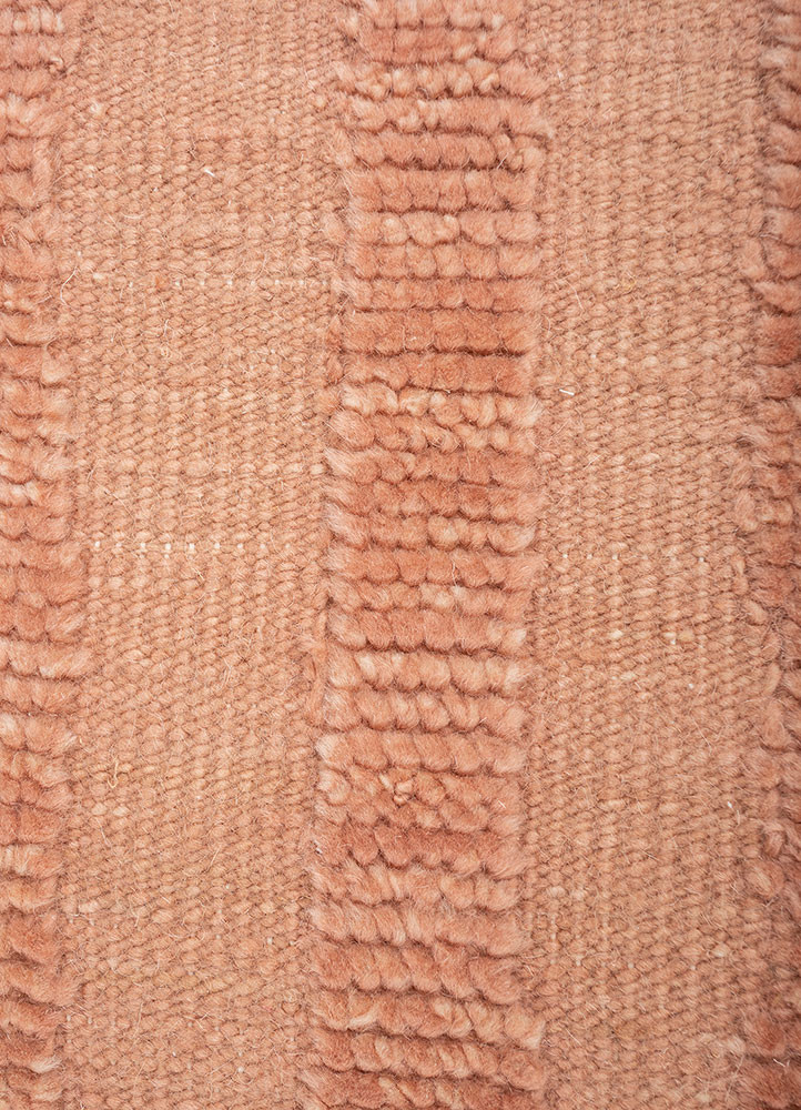 zuri red and orange wool hand knotted Rug - CloseUp zuri red and orange wool hand knotted Rug - CloseUp