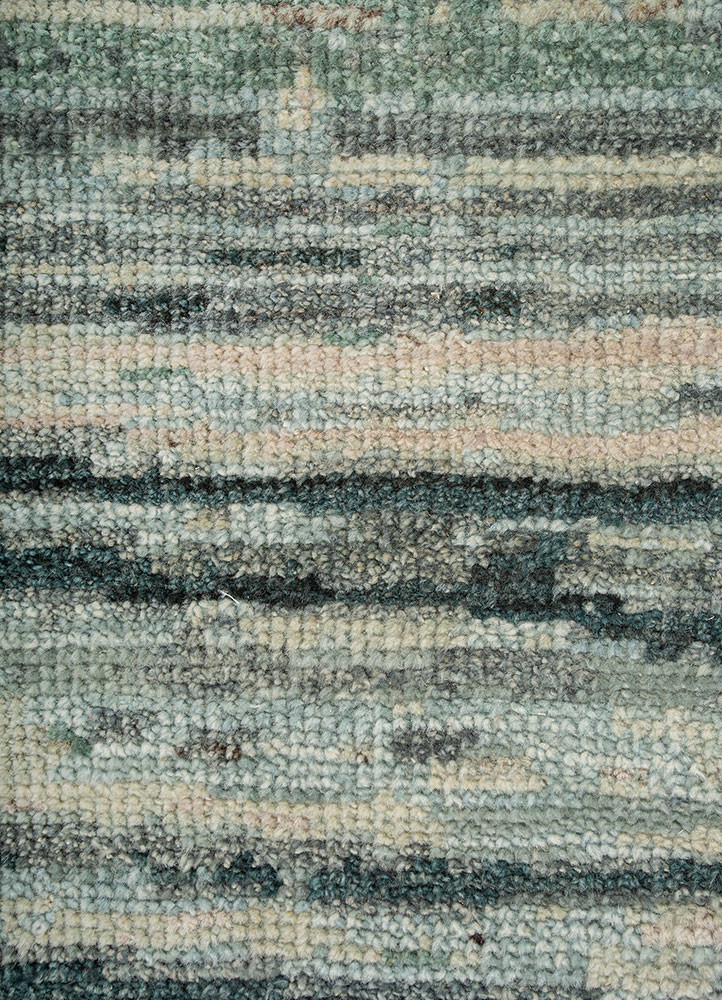 aprezo beige and brown wool hand knotted Rug - CloseUp aprezo beige and brown wool hand knotted Rug - CloseUp