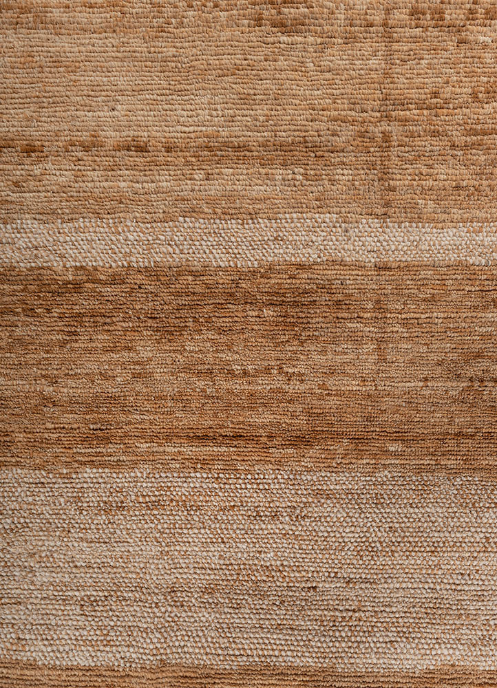 blythe red and orange wool hand knotted Rug - CloseUp