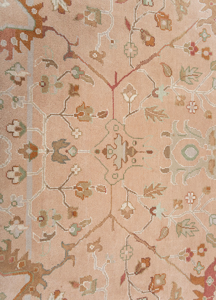 aprezo blue viscose hand knotted Rug - CloseUp