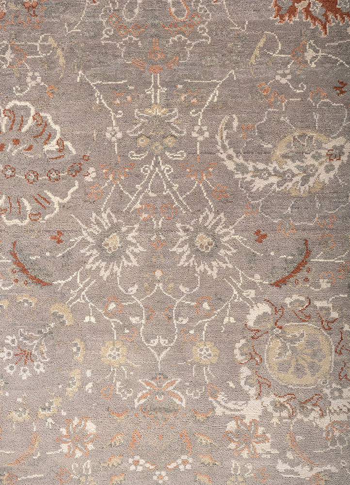 aprezo ivory wool hand knotted Rug - CloseUp aprezo ivory wool hand knotted Rug - CloseUp