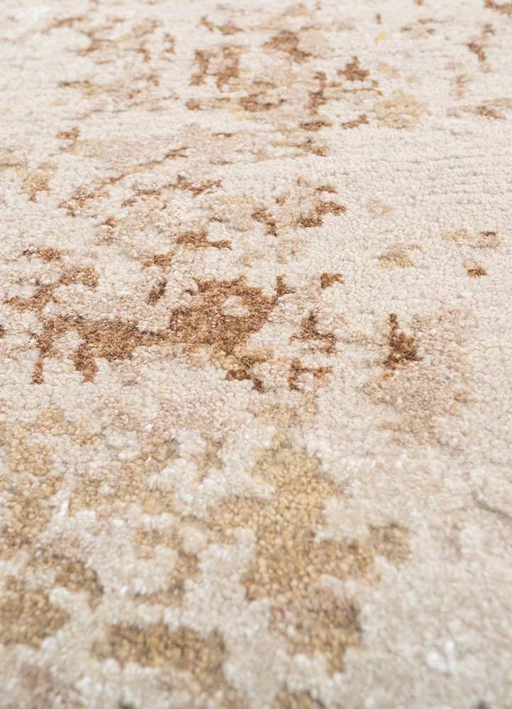uvenuti ivory wool hand knotted Rug - CloseUp uvenuti ivory wool hand knotted Rug - CloseUp
