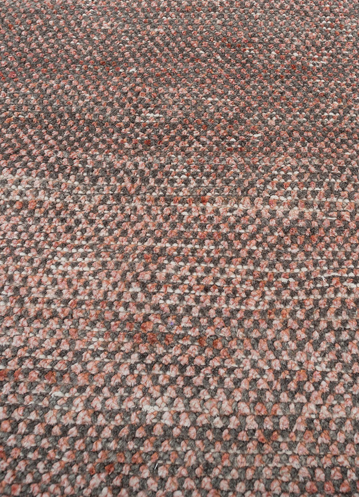 kairos grey and black wool and silk hand knotted Rug - CloseUp kairos grey and black wool and silk hand knotted Rug - CloseUp