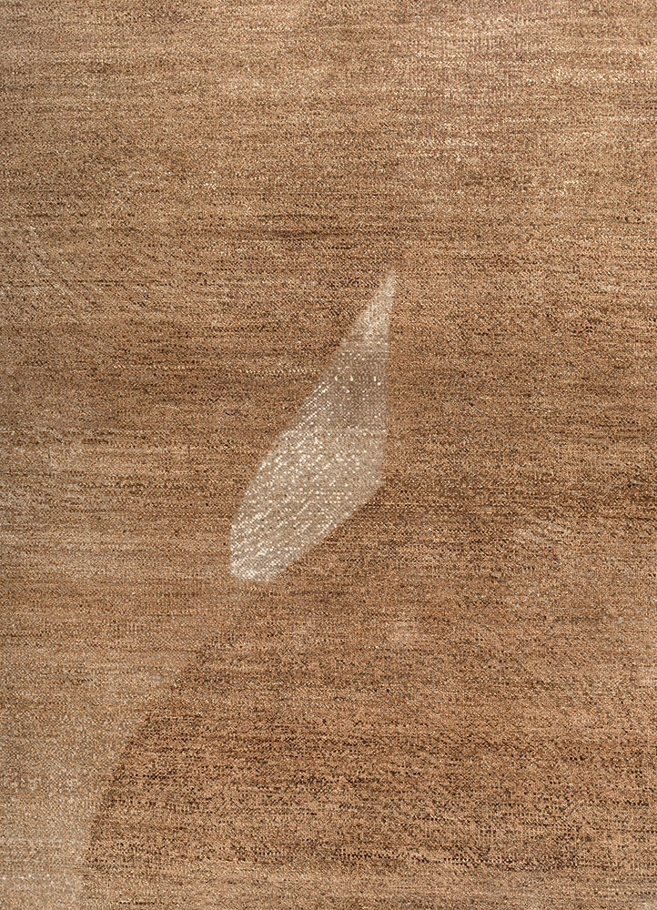 aprezo ivory wool and silk hand knotted Rug - CloseUp aprezo ivory wool and silk hand knotted Rug - CloseUp