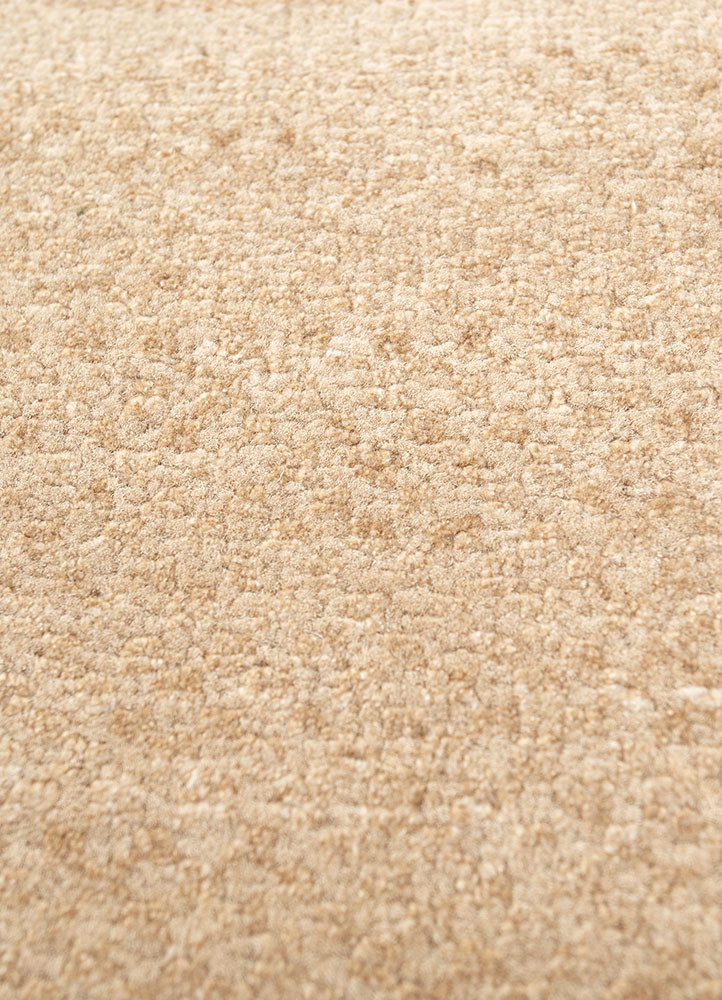 aprezo beige and brown wool and silk hand knotted Rug - CloseUp aprezo beige and brown wool and silk hand knotted Rug - CloseUp