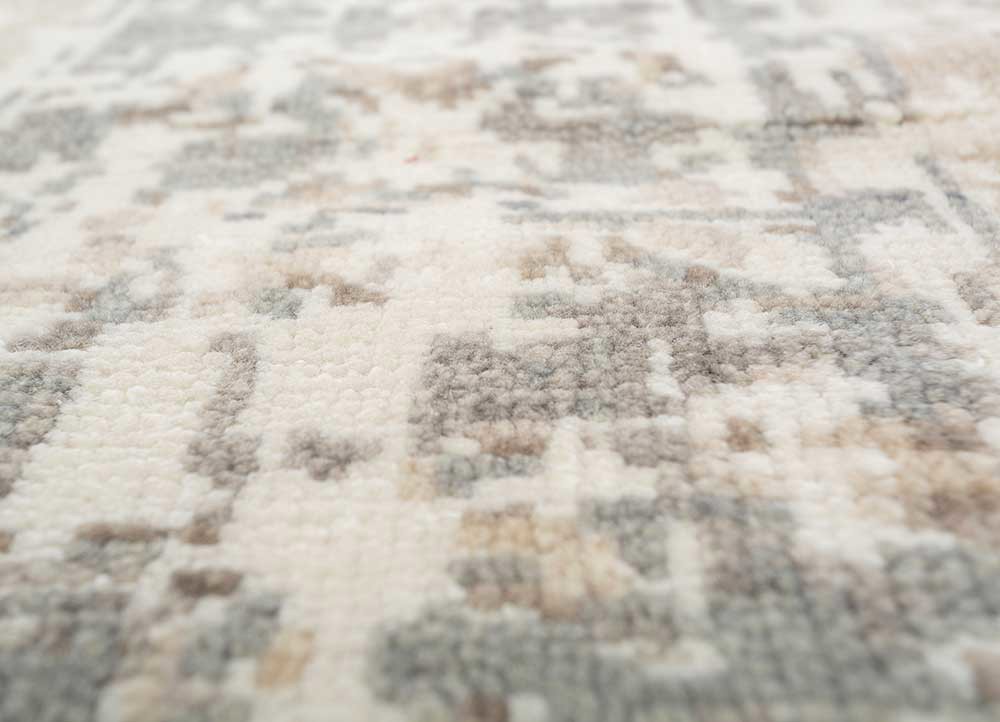 thyme ivory wool hand knotted Rug - CloseUp thyme ivory wool hand knotted Rug - CloseUp