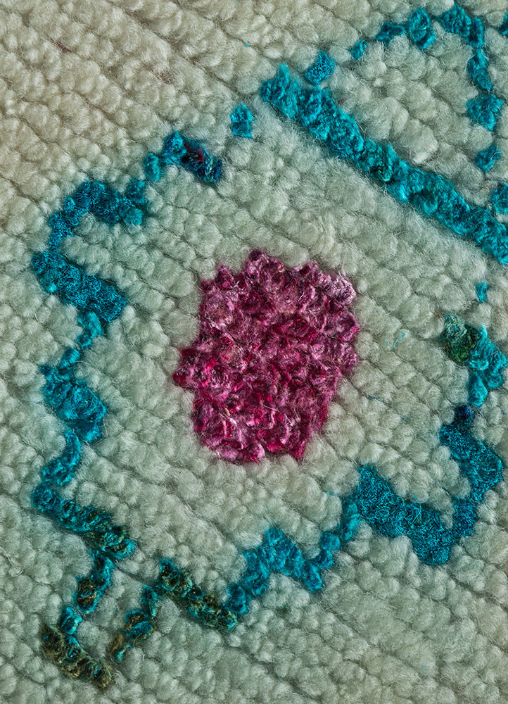 zuri multi wool and viscose hand knotted Rug - CloseUp zuri multi wool and viscose hand knotted Rug - CloseUp