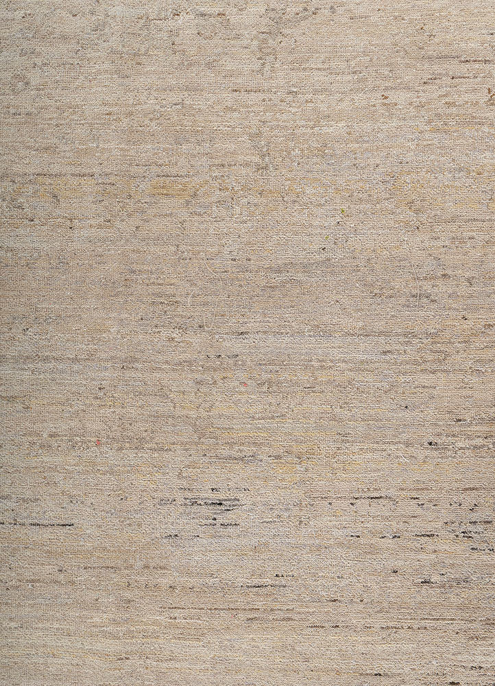 viscaya ivory wool hand knotted Rug - CloseUp