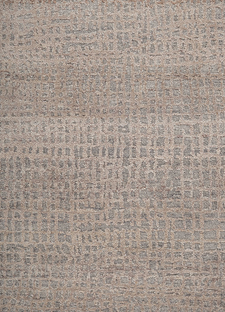 aprezo grey and black wool and silk hand knotted Rug - CloseUp aprezo grey and black wool and silk hand knotted Rug - CloseUp