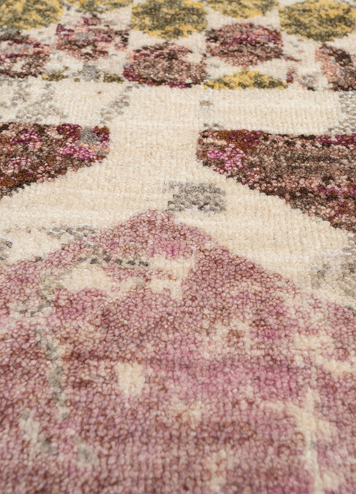 far pavilions ivory wool hand knotted Rug - CloseUp far pavilions ivory wool hand knotted Rug - CloseUp