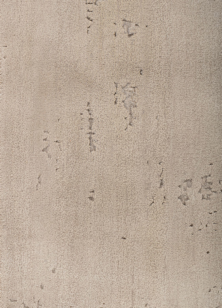 hidden by kavi ivory wool and bamboo silk hand knotted Rug - CloseUp hidden by kavi ivory wool and bamboo silk hand knotted Rug - CloseUp