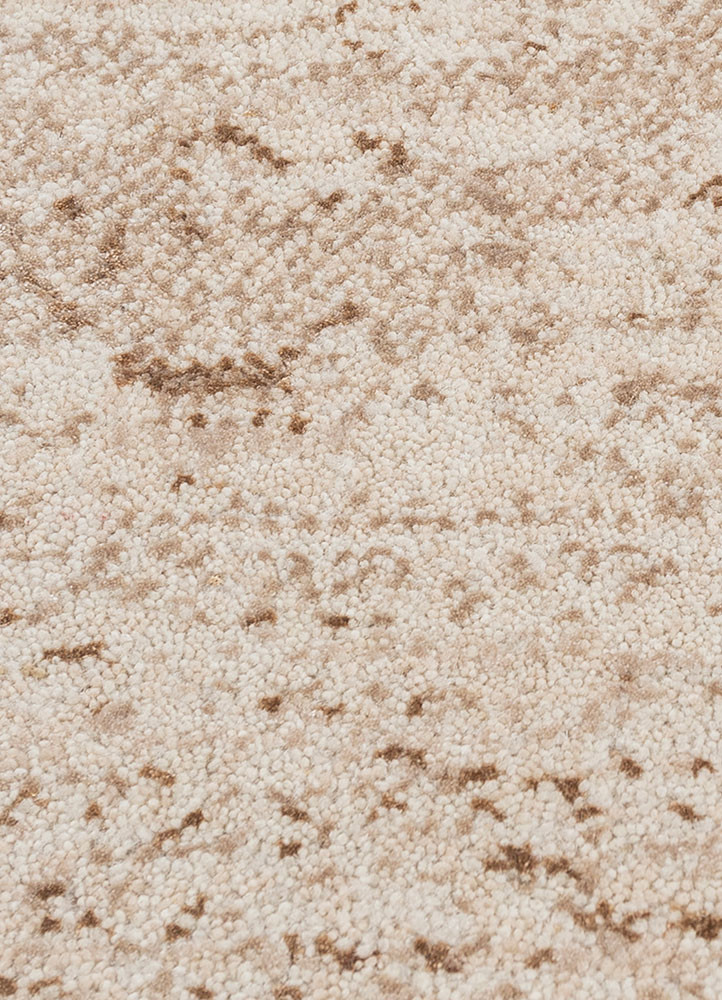 afterglow by kavi ivory wool and bamboo silk hand knotted Rug - CloseUp afterglow by kavi ivory wool and bamboo silk hand knotted Rug - CloseUp