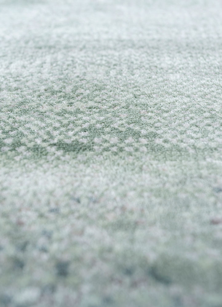 afterglow by kavi blue wool and bamboo silk hand knotted Rug - CloseUp afterglow by kavi blue wool and bamboo silk hand knotted Rug - CloseUp