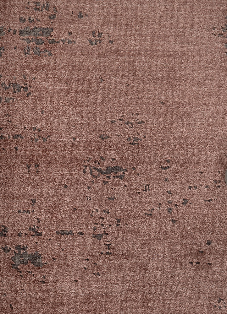 aprezo red and orange tencil hand knotted Rug - CloseUp aprezo red and orange tencil hand knotted Rug - CloseUp