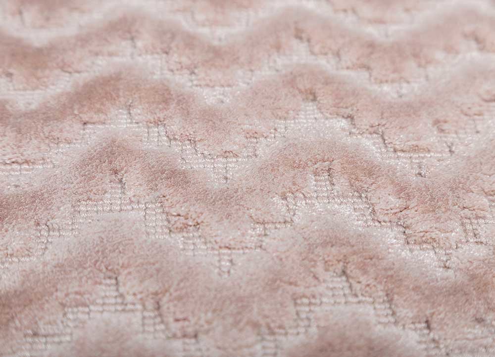 basis pink and purple bamboo silk hand loom Rug - CloseUp basis pink and purple bamboo silk hand loom Rug - CloseUp