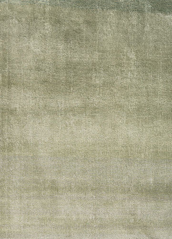 aprezo green bamboo silk hand loom Rug - CloseUp aprezo green bamboo silk hand loom Rug - CloseUp
