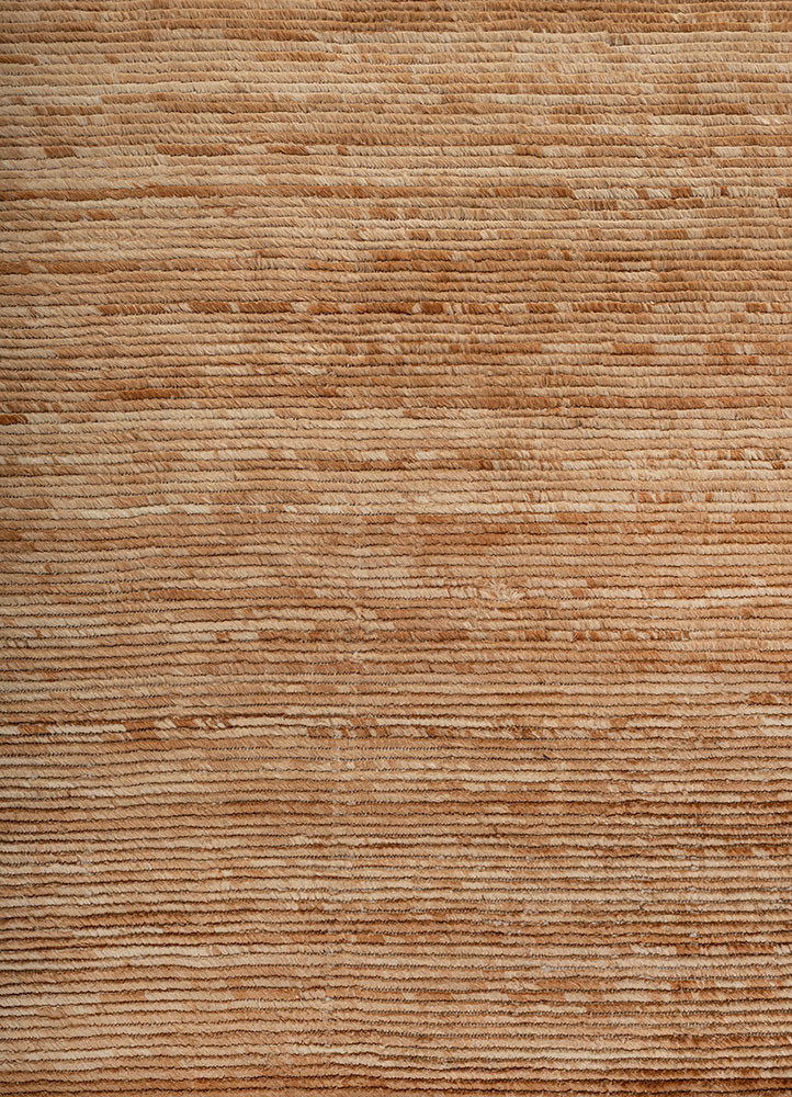 nomadic threads beige and brown jute and hemp hand loom Rug - CloseUp